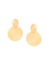Yellow Chimes gold plated drop earrings - anniversary gift option